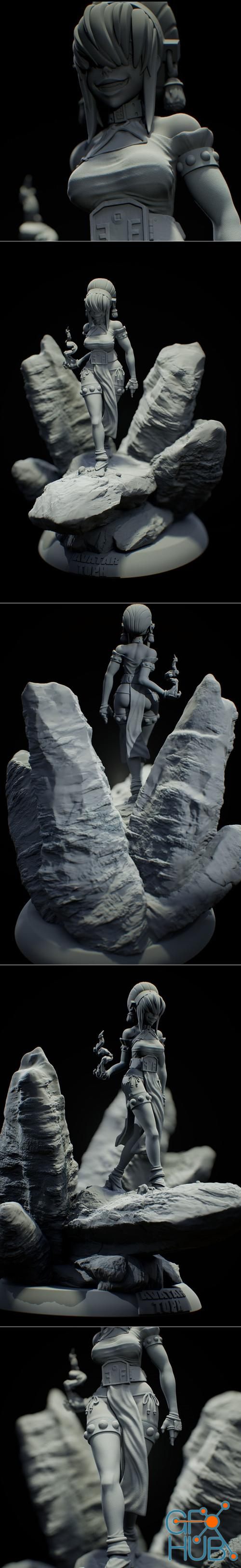 Avatar Toph the Blind Bandit – 3D Print