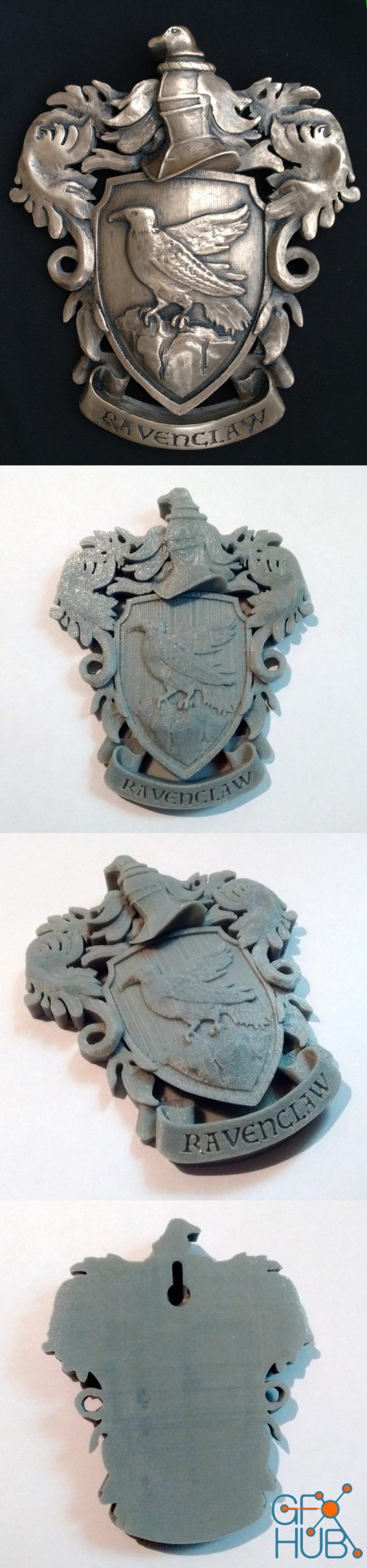 Coat of Arms - Ravenclaw - 3D Print