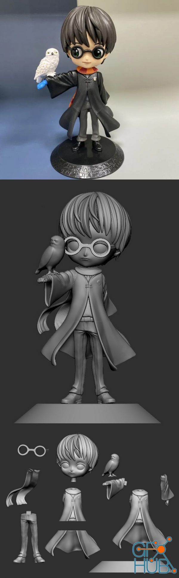 Harry Potter Chibi - 3D Print