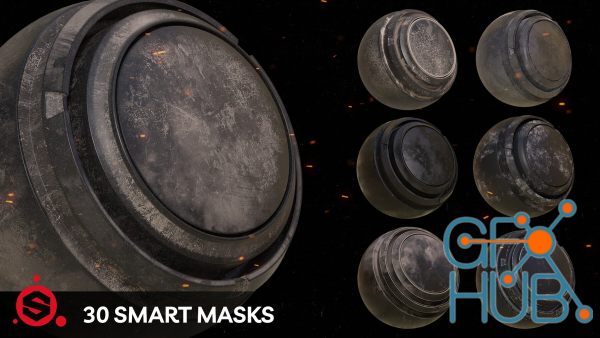 ArtStation – 30 Smart Masks For Substance Painter