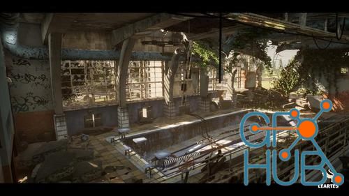 Unreal Engine – Abandoned Swimming Pool Environment