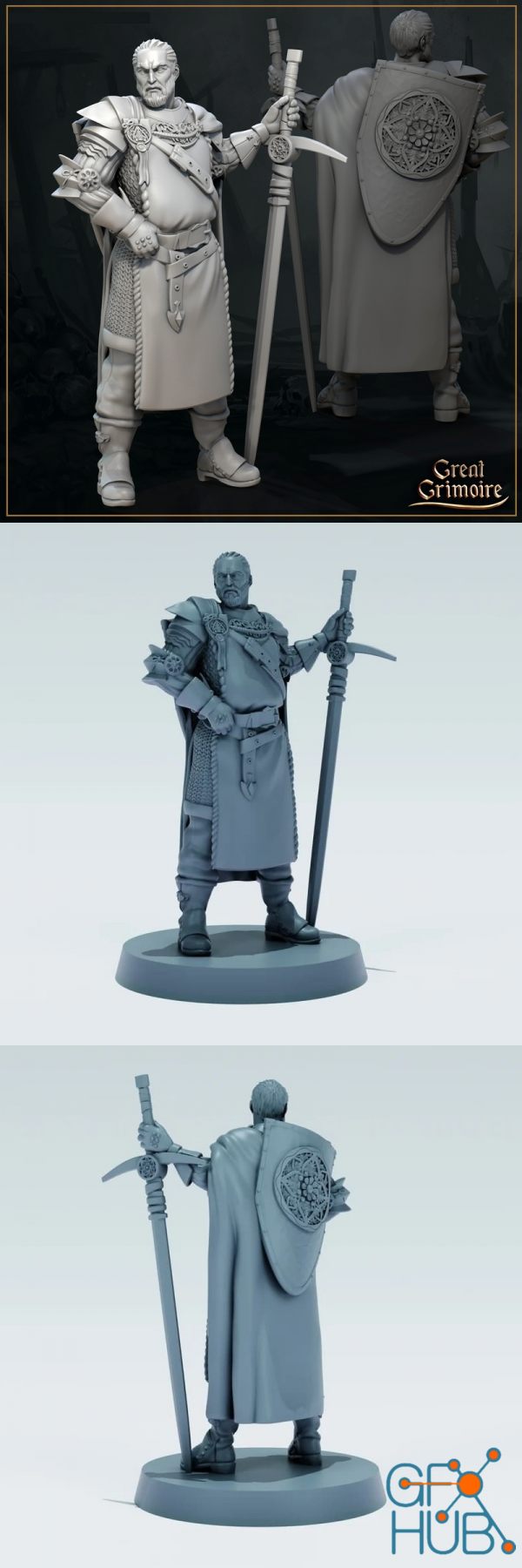 Knight Crusader - 3D Print