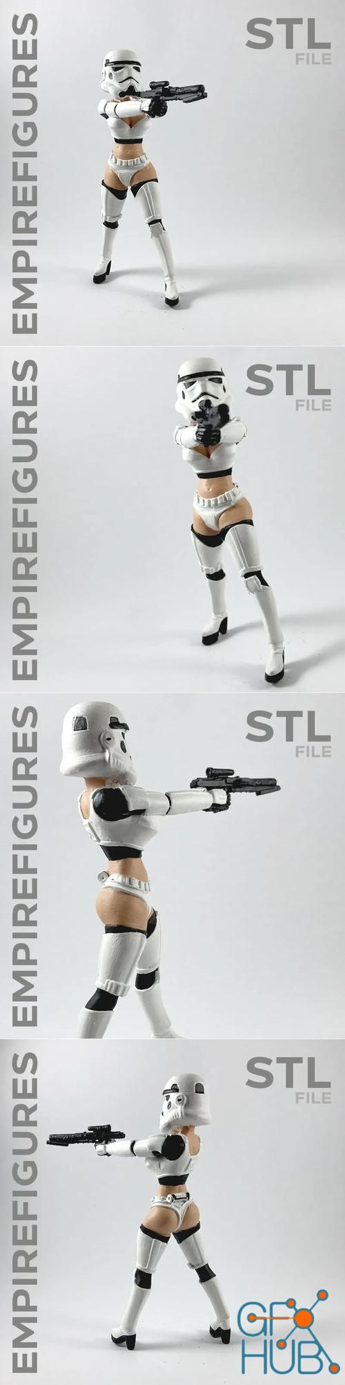 Sexy Stormtrooper - Empire Figures – 3D Print