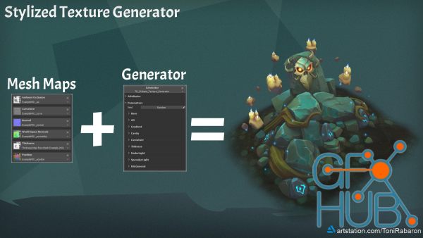 ArtStation – Stylized Texture Generator for Substance Painter