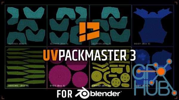 Blender Market – Uvpackmaster 3.1.0 pro u1