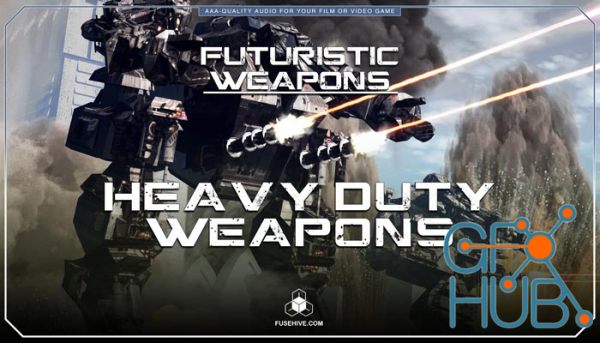 GameDev Market – Futuristic Sci-Fi Laser Machine Guns, Flamethrowers & Heavy Duty Weapons Sound Effects Library