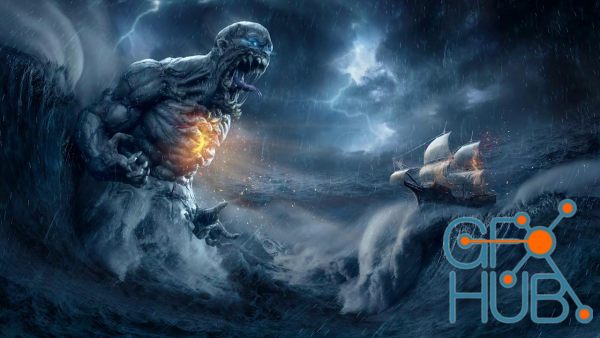 Udemy – Photoshop advanced manipulation course – The Ocean Monster