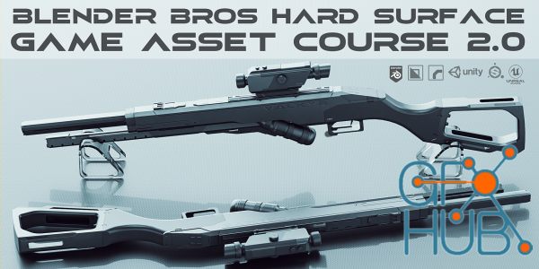 Blender Market – The Blender Bros Hard Surface Game Asset Course 2.0