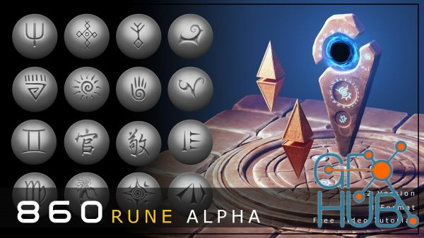ArtStation – 860 Rune Alpha (2 version)