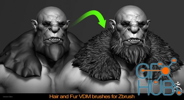 ArtStation – Hair and Fur VDM Brushes