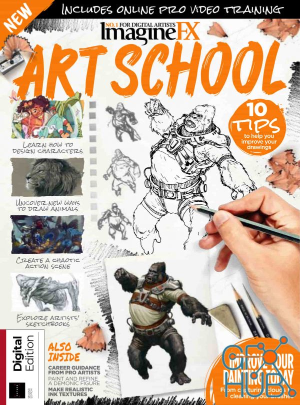 ImagineFX – Art School – Second Edition, 2022 (True PDF)