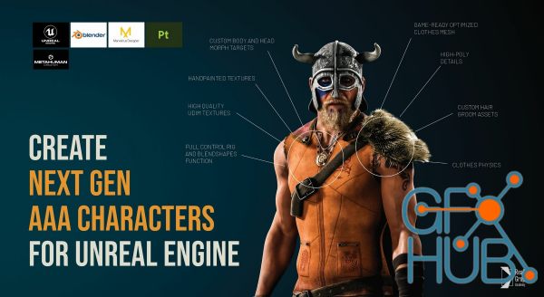 ArtStation – Create Next Gen AAA Characters for Unreal Engine