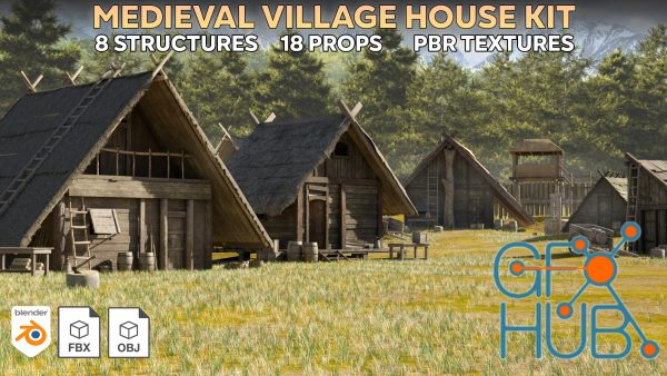 ArtStation – Village House Kit