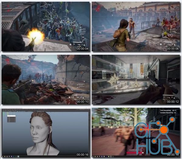 Udemy – Unreal Engine 5 – Create Zombie Survivor FPS Game free download