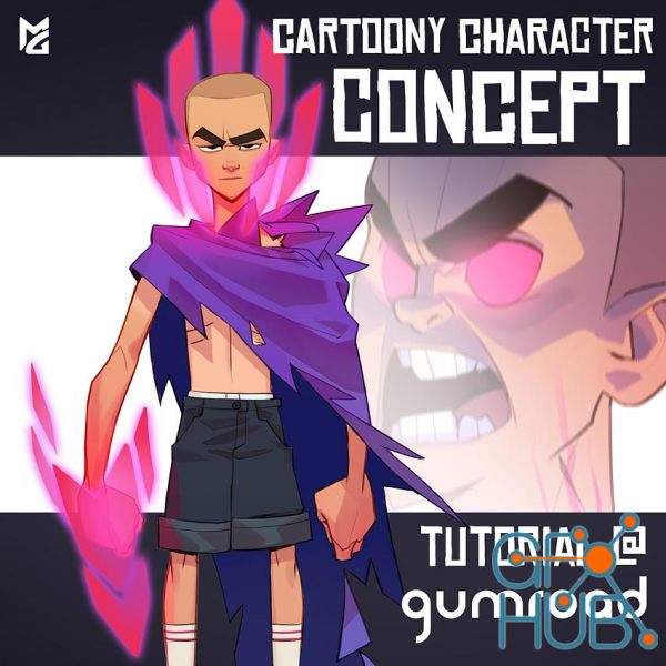 Gumroad – Cartoony Character Concept Tutorial – Max Grecke