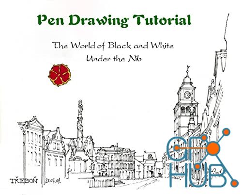 Pen Drawing Tutorial – The World of Black and White Under the Nib (EPUB)