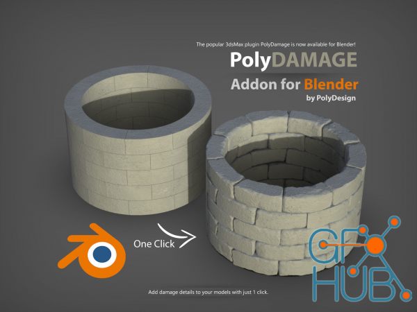 CGTrader – PolyDamage for Blender