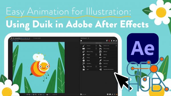 Skillshare – Easy Animation for Illustration: Using Duik in Adobe After Effects