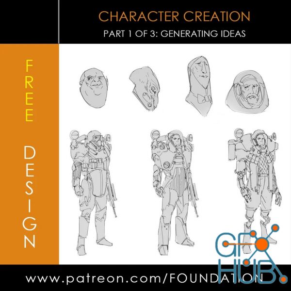 Gumroad – Foundation Patreon – Character Creation – Part 1-3