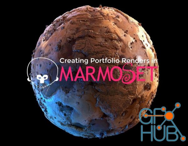 Gumroad – Creating Portfolio Renders in Marmoset Toolbag by Daniel Thiger