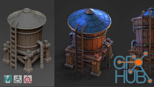 Gumroad – Water Tank – Maya, Zbrush, Substance Painter Videos