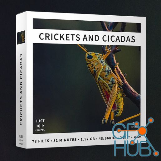 Just Sound Effects – Crickets and Cicadas