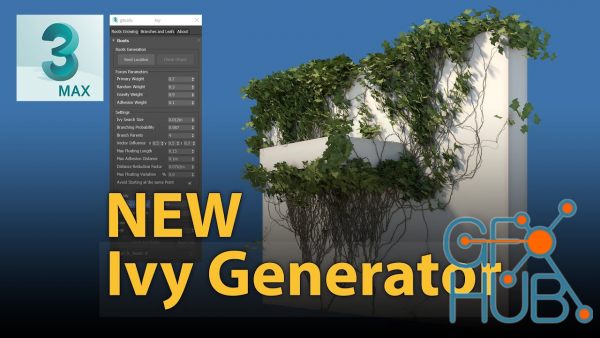 Ivy Generator v0.77 for 3ds Max 2018-2022 Win