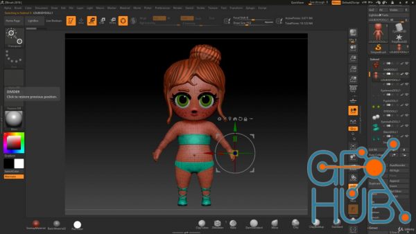 Udemy – ZBrush Course – Learn Re-topology and have control in ZBrush