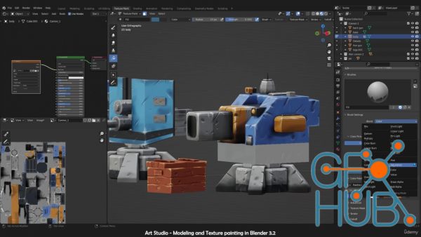 Udemy – Blender low poly Modeling & Hand Painting for Beginners