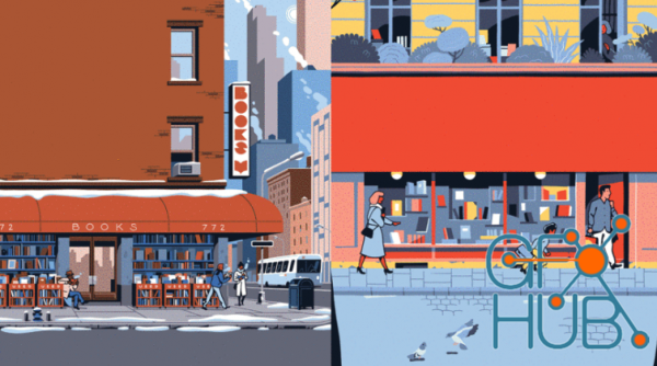 Domestika – Urban Illustration with Procreate