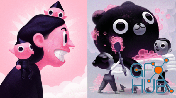 Domestika – Playful Animated Character Design with Cinema 4D