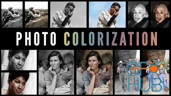 Skillshare – Photo Colorization in Photoshop Bring B&W Photographs to Life