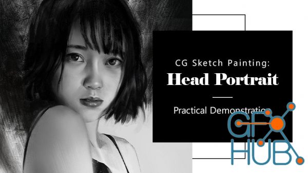 Wingfox – CG Sketch Painting – Head Portrait