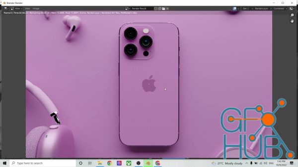 Udemy – Step-by-Step iPhone 14 Pro 3D Modelling and Rendering