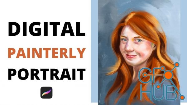 Skillshare – Digital oil painterly portrait with Procreate