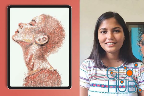 Skillshare – Learn Procreate: Scribble portraits anyone can do