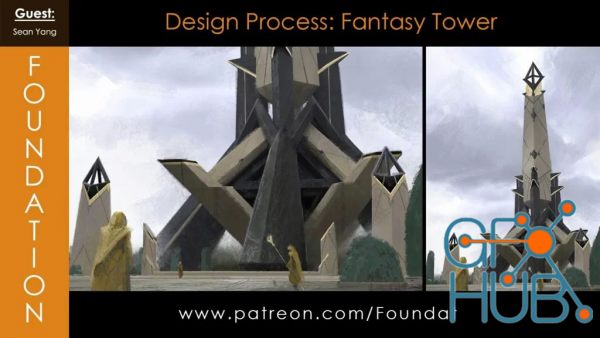 Gumroad – Design Process – Fantasy Tower with Sean Yang