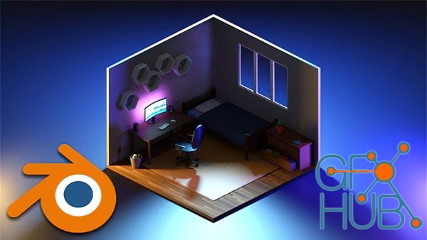 Udemy – Model Your Low Poly Room In Blender 3.3