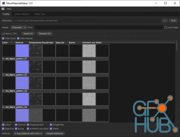 Nitro4D MaterialMaker v1.01 For Cinema 4D Win