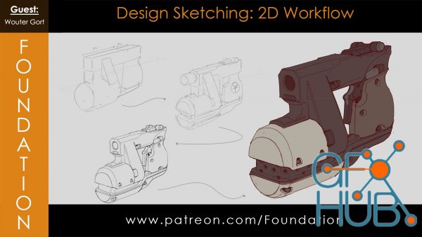 Foundation Patreon – Design Sketching – 2D Workflow with Wouter Gort