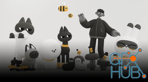 Coloso – C4D Character Animation Complete with 6 Themes