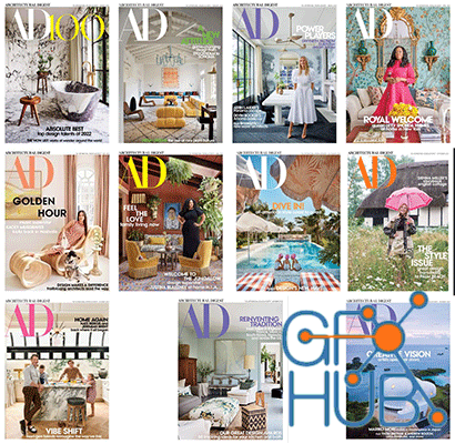 Architectural Digest USA – Full Year 2022 Collection (True PDF)