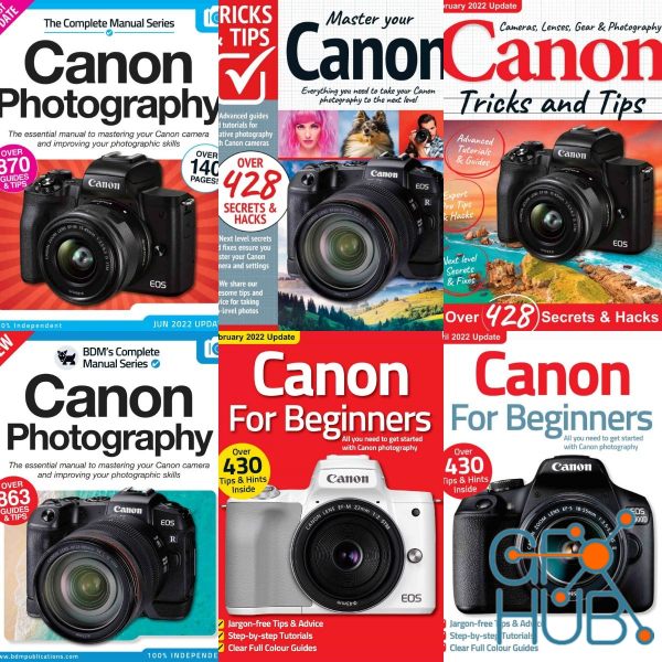 Canon The Complete Manual, Tricks And Tips, For Beginners – 2022 Full Year Issues Collection (PDF)