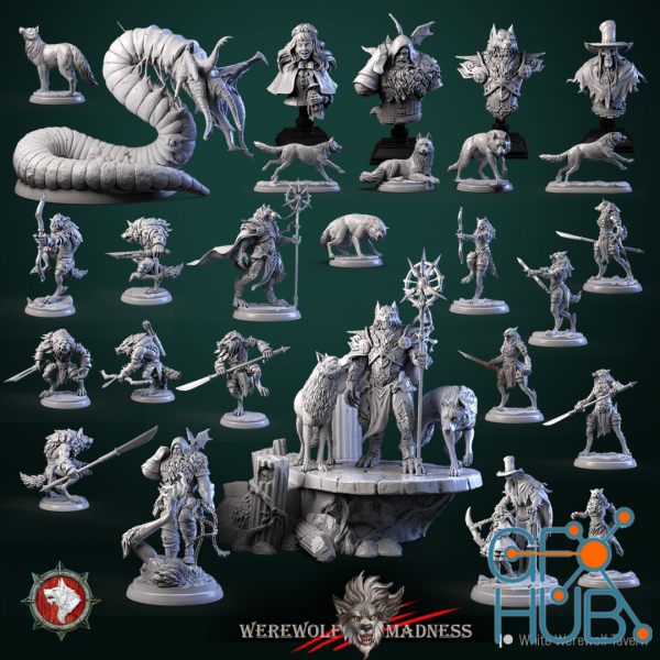 MyMiniFactory – Werewolf Madness September 2022 Bundle (3D Print)