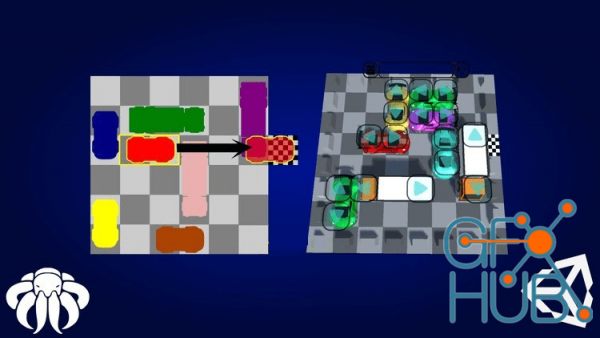 Udemy – Unity Game Tutorial: IQ Car -– Unblock Car – Puzzle Game