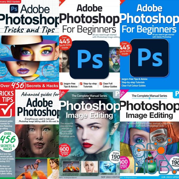 Photoshop The Complete Manual, Tricks And Tips, For Beginners – 2022 Full Year Issues Collection (PDF)