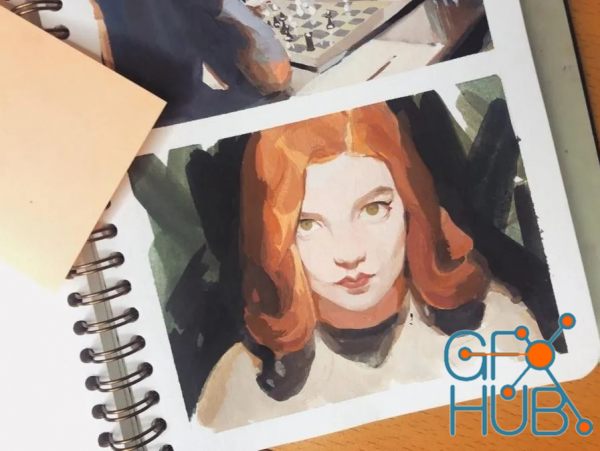 Class101 – Capture Human Nature with Pencil & Gouache