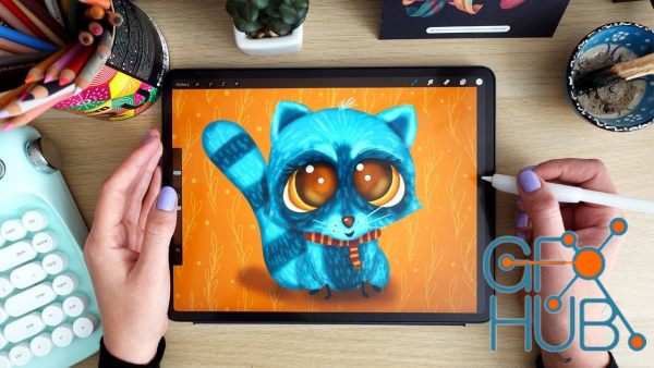 Skillshare – Drawing & Digital Illustration Creating Cute Animal Characters For Beginners In Procreate