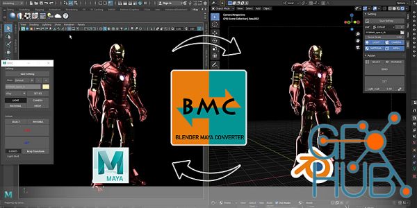 Blender Market – Blender Maya Converter (Bmc) v1.0