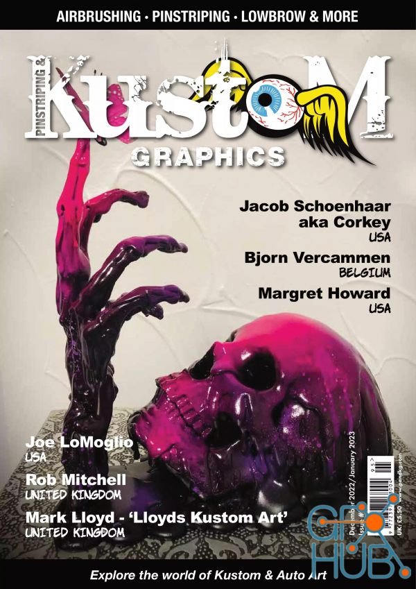 Pinstriping & Kustom Graphics –  Issue 95, December 2022-January 2023 (PDF)